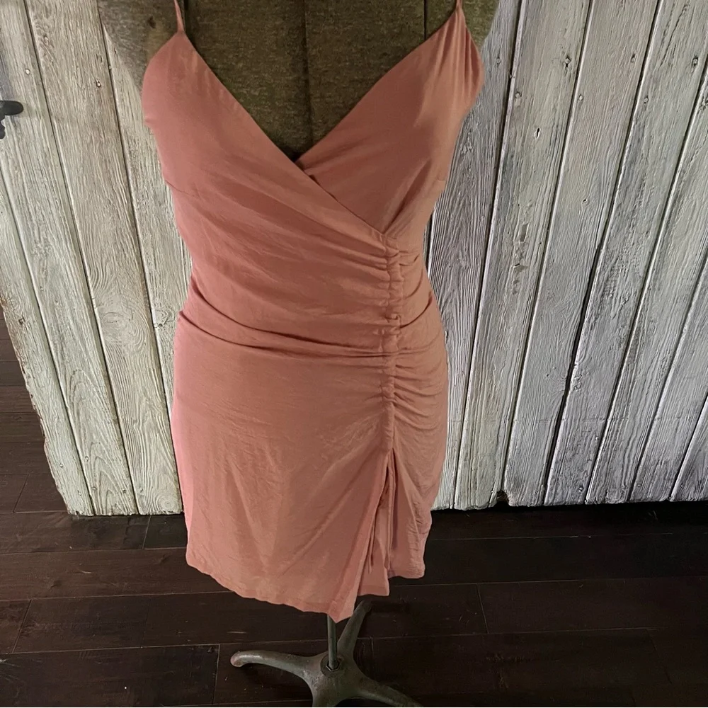 FAVLUX Coral Spaghetti Strap Dress - Picture 7 of 7